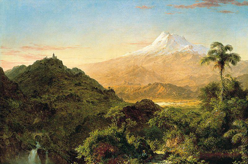 Frederick Edwin Church South American landscape Norge oil painting art
